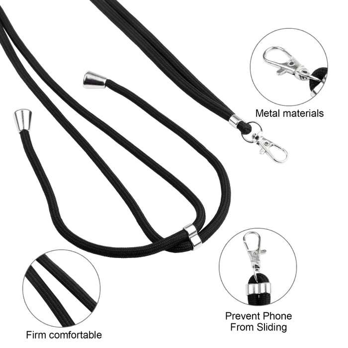 Estuche para teléfono de TPU con escudo resistente y cordón
