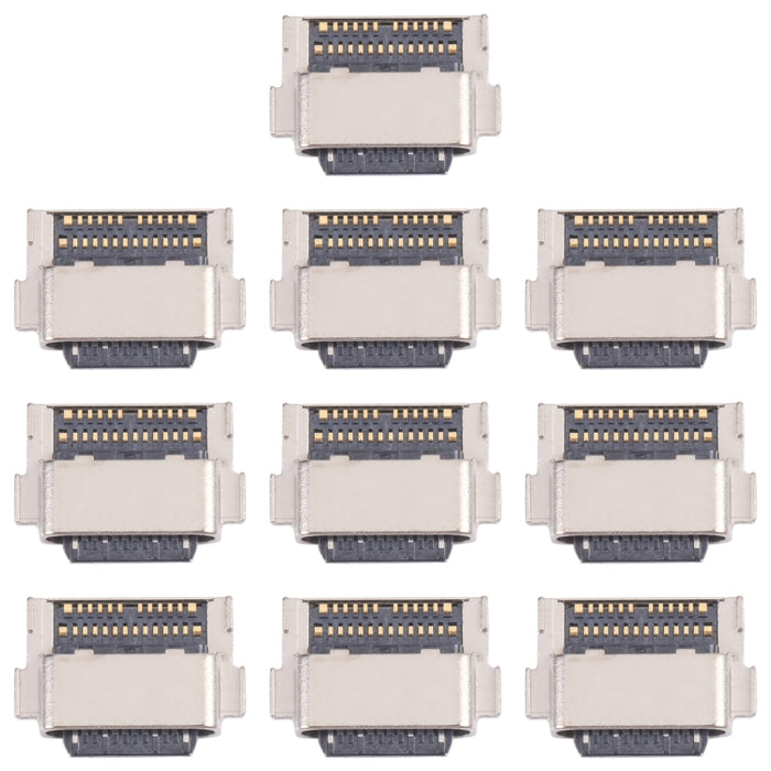 Conector de puerto de carga de 10 piezas, For Samsung Galaxy Z Flip, For Samsung Galaxy S21 FE, For Samsung Galaxy S21 Ultra, For Samsung Galaxy S22 5G, For Samsung Galaxy S22 Ultra, For Samsung Galaxy S22+, For Xiaomi Redmi Note 11E                   ...