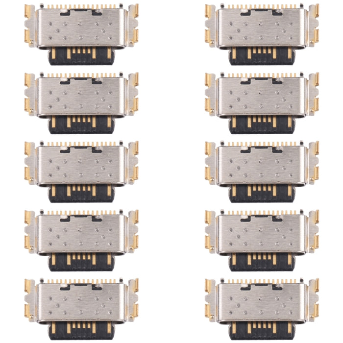 Conector de puerto de carga de 10 piezas, For Samsung Galaxy Z Flip, For Samsung Galaxy S21 FE, For Samsung Galaxy S21 Ultra, For Samsung Galaxy S22 5G, For Samsung Galaxy S22 Ultra, For Samsung Galaxy S22+, For Xiaomi Redmi Note 11E                   ...
