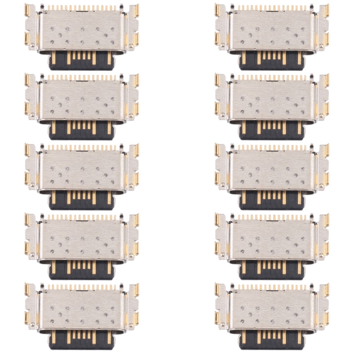 Conector de puerto de carga de 10 piezas, For Samsung Galaxy Z Flip, For Samsung Galaxy S21 FE, For Samsung Galaxy S21 Ultra, For Samsung Galaxy S22 5G, For Samsung Galaxy S22 Ultra, For Samsung Galaxy S22+, For Xiaomi Redmi Note 11E                   ...