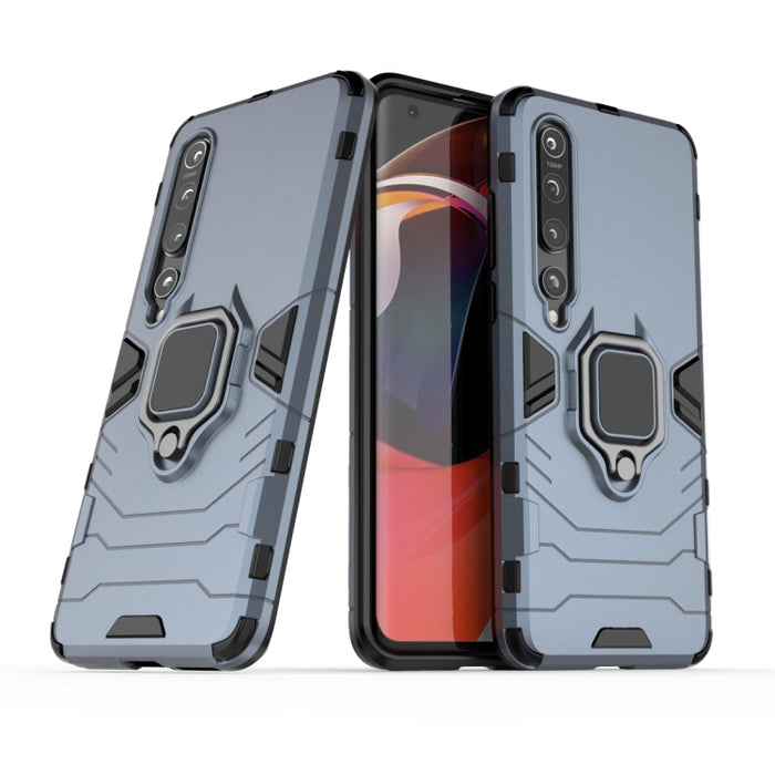 Funda protectora de PC + TPU a prueba de golpes con soporte de anillo magnético, For Xiaomi 10