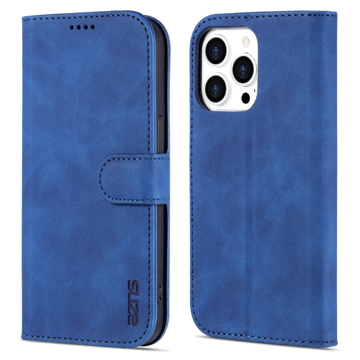 AZNS Skin Feel Calf Texture Funda de cuero con tapa horizontal