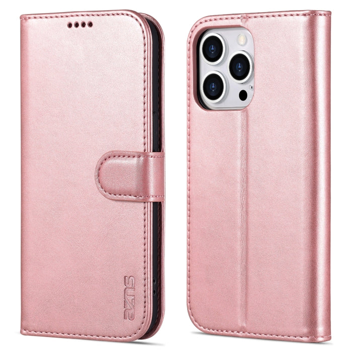 AZNS Skin Feel Calf Texture Funda de cuero con tapa horizontal