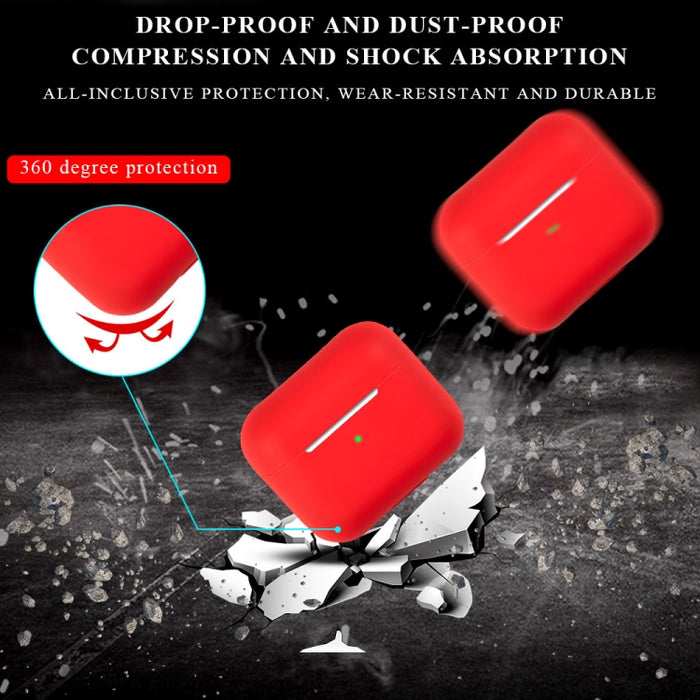 Funda protectora de silicona para auriculares inalámbricos