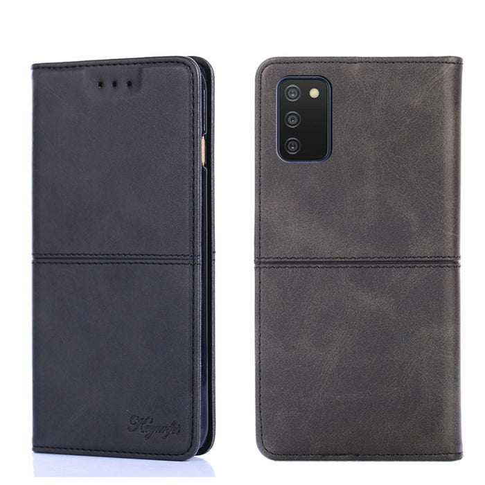 Estuche para teléfono de cuero con tapa horizontal magnética con textura de vaca, For Samsung Galaxy A13 4G, For Samsung Galaxy A13 5G, For Samsung Galaxy A03S 164.2mm, For Samsung Galaxy A03S US Edition165.85mm, For Samsung Galaxy A22 4G              ...