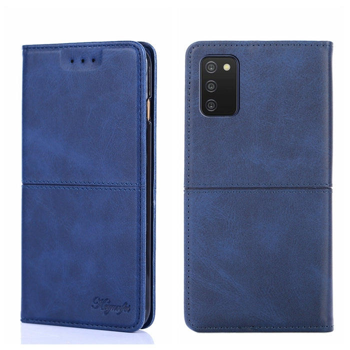 Estuche para teléfono de cuero con tapa horizontal magnética con textura de vaca, For Samsung Galaxy A13 4G, For Samsung Galaxy A13 5G, For Samsung Galaxy A03S 164.2mm, For Samsung Galaxy A03S US Edition165.85mm, For Samsung Galaxy A22 4G              ...