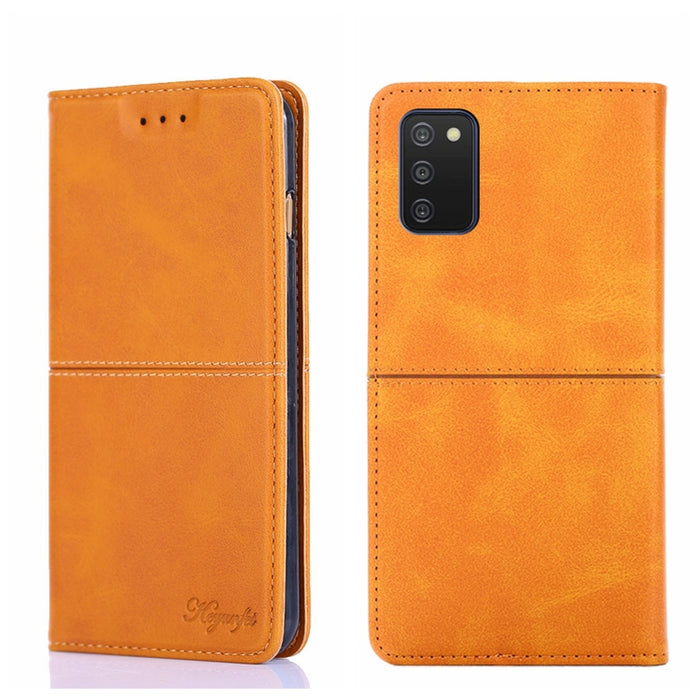 Estuche para teléfono de cuero con tapa horizontal magnética con textura de vaca, For Samsung Galaxy A13 4G, For Samsung Galaxy A13 5G, For Samsung Galaxy A03S 164.2mm, For Samsung Galaxy A03S US Edition165.85mm, For Samsung Galaxy A22 4G              ...