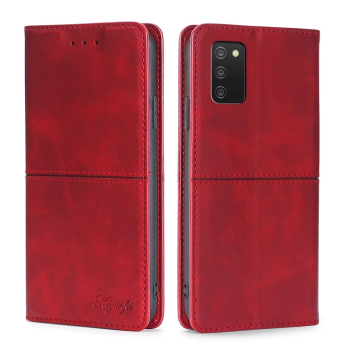 Estuche para teléfono de cuero con tapa horizontal magnética con textura de vaca, For Samsung Galaxy A13 4G, For Samsung Galaxy A13 5G, For Samsung Galaxy A03S 164.2mm, For Samsung Galaxy A03S US Edition165.85mm, For Samsung Galaxy A22 4G              ...