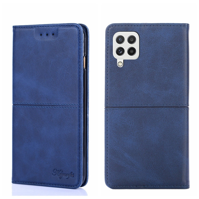 Estuche para teléfono de cuero con tapa horizontal magnética con textura de vaca, For Samsung Galaxy A13 4G, For Samsung Galaxy A13 5G, For Samsung Galaxy A03S 164.2mm, For Samsung Galaxy A03S US Edition165.85mm, For Samsung Galaxy A22 4G              ...