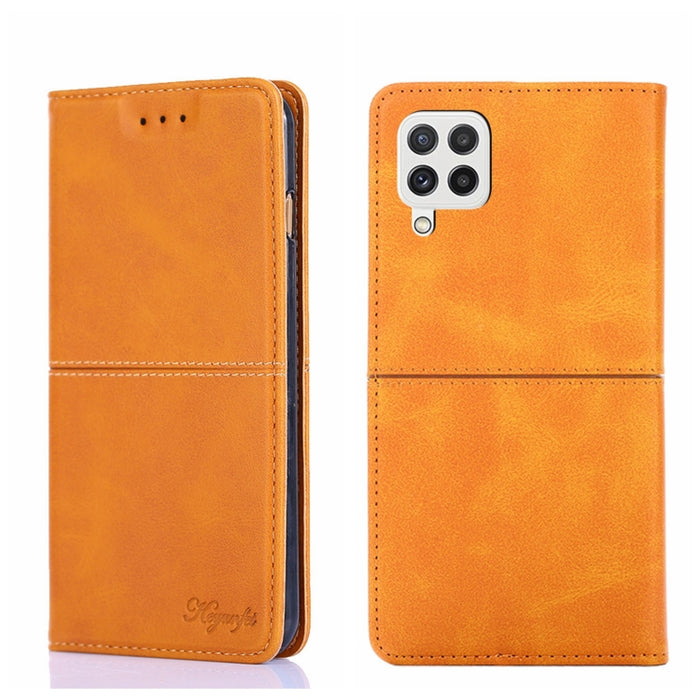 Estuche para teléfono de cuero con tapa horizontal magnética con textura de vaca, For Samsung Galaxy A13 4G, For Samsung Galaxy A13 5G, For Samsung Galaxy A03S 164.2mm, For Samsung Galaxy A03S US Edition165.85mm, For Samsung Galaxy A22 4G              ...