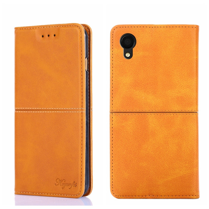 Estuche para teléfono de cuero con tapa horizontal magnética con textura de vaca, For Samsung Galaxy A13 4G, For Samsung Galaxy A13 5G, For Samsung Galaxy A03S 164.2mm, For Samsung Galaxy A03S US Edition165.85mm, For Samsung Galaxy A22 4G              ...
