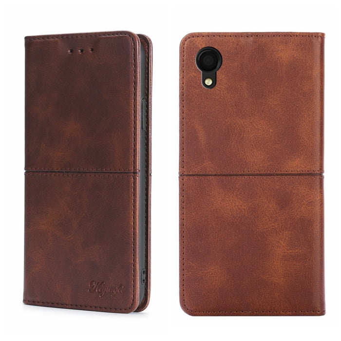 Estuche para teléfono de cuero con tapa horizontal magnética con textura de vaca, For Samsung Galaxy A13 4G, For Samsung Galaxy A13 5G, For Samsung Galaxy A03S 164.2mm, For Samsung Galaxy A03S US Edition165.85mm, For Samsung Galaxy A22 4G              ...