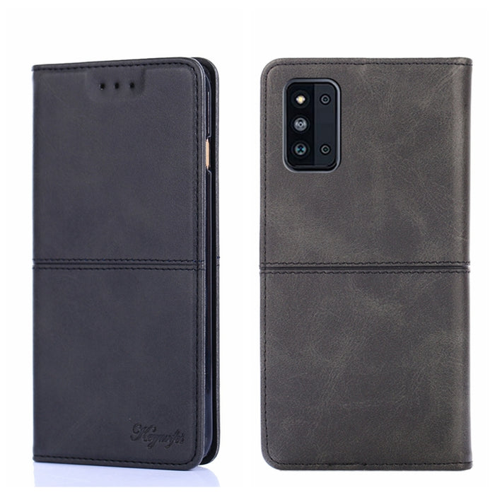Estuche para teléfono de cuero con tapa horizontal magnética con textura de vaca, For Samsung Galaxy A13 4G, For Samsung Galaxy A13 5G, For Samsung Galaxy A03S 164.2mm, For Samsung Galaxy A03S US Edition165.85mm, For Samsung Galaxy A22 4G              ...