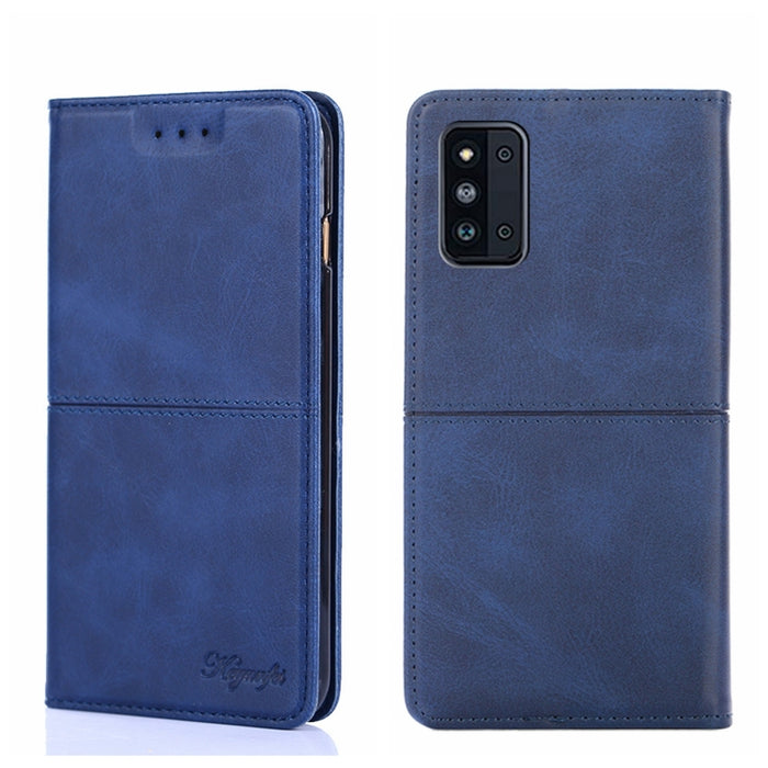 Estuche para teléfono de cuero con tapa horizontal magnética con textura de vaca, For Samsung Galaxy A13 4G, For Samsung Galaxy A13 5G, For Samsung Galaxy A03S 164.2mm, For Samsung Galaxy A03S US Edition165.85mm, For Samsung Galaxy A22 4G              ...