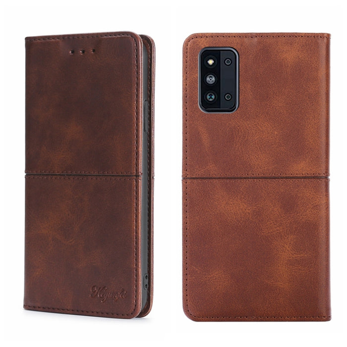 Estuche para teléfono de cuero con tapa horizontal magnética con textura de vaca, For Samsung Galaxy A13 4G, For Samsung Galaxy A13 5G, For Samsung Galaxy A03S 164.2mm, For Samsung Galaxy A03S US Edition165.85mm, For Samsung Galaxy A22 4G              ...