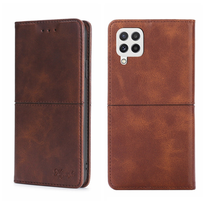 Estuche para teléfono de cuero con tapa horizontal magnética con textura de vaca, For Samsung Galaxy A13 4G, For Samsung Galaxy A13 5G, For Samsung Galaxy A03S 164.2mm, For Samsung Galaxy A03S US Edition165.85mm, For Samsung Galaxy A22 4G              ...