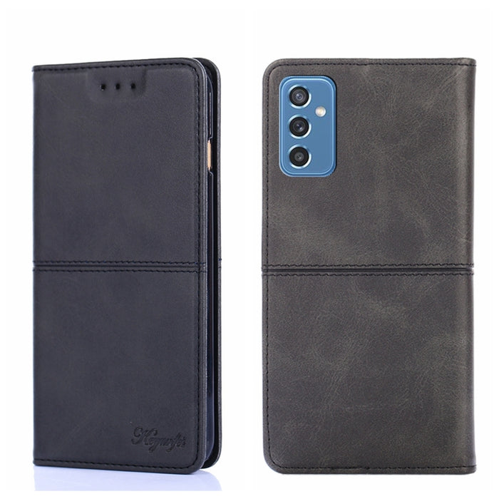 Estuche para teléfono de cuero con tapa horizontal magnética con textura de vaca, For Samsung Galaxy A13 4G, For Samsung Galaxy A13 5G, For Samsung Galaxy A03S 164.2mm, For Samsung Galaxy A03S US Edition165.85mm, For Samsung Galaxy A22 4G              ...