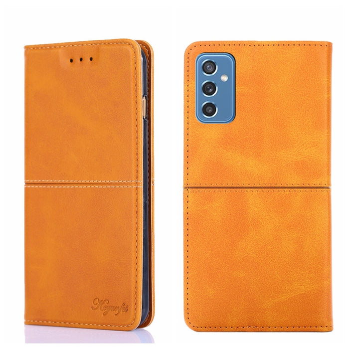 Estuche para teléfono de cuero con tapa horizontal magnética con textura de vaca, For Samsung Galaxy A13 4G, For Samsung Galaxy A13 5G, For Samsung Galaxy A03S 164.2mm, For Samsung Galaxy A03S US Edition165.85mm, For Samsung Galaxy A22 4G              ...