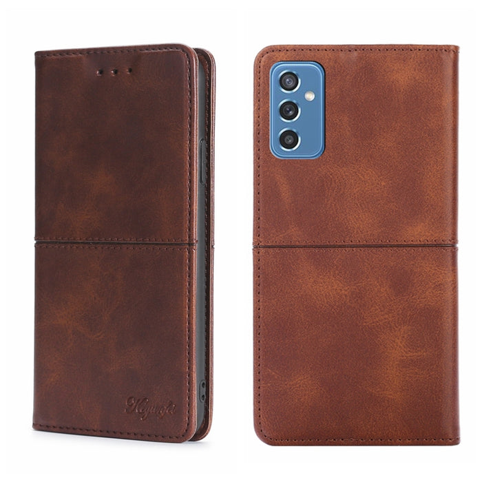 Estuche para teléfono de cuero con tapa horizontal magnética con textura de vaca, For Samsung Galaxy A13 4G, For Samsung Galaxy A13 5G, For Samsung Galaxy A03S 164.2mm, For Samsung Galaxy A03S US Edition165.85mm, For Samsung Galaxy A22 4G              ...