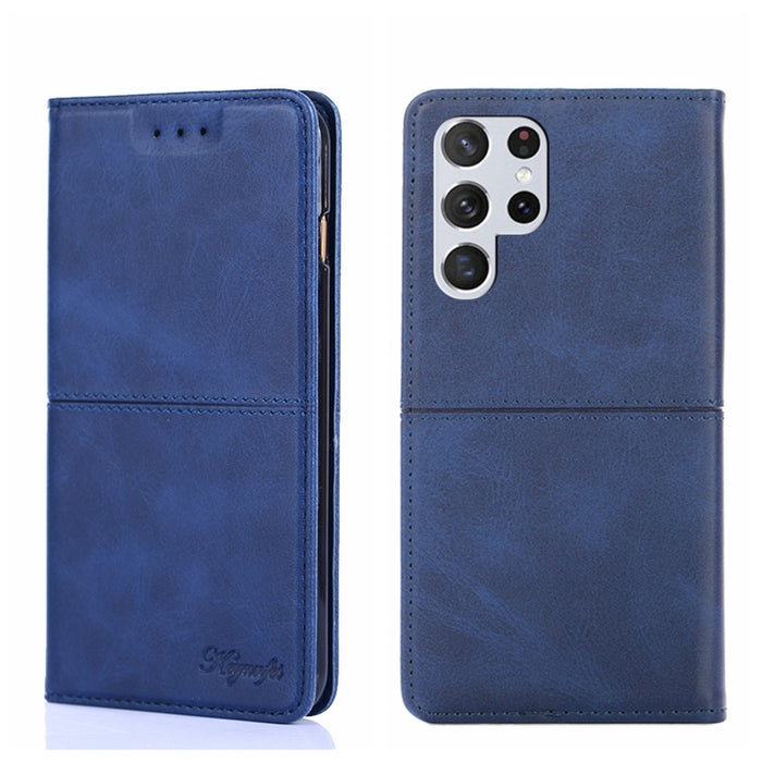 Estuche para teléfono de cuero con tapa horizontal magnética con textura de vaca, For Samsung Galaxy A13 4G, For Samsung Galaxy A13 5G, For Samsung Galaxy A03S 164.2mm, For Samsung Galaxy A03S US Edition165.85mm, For Samsung Galaxy A22 4G              ...