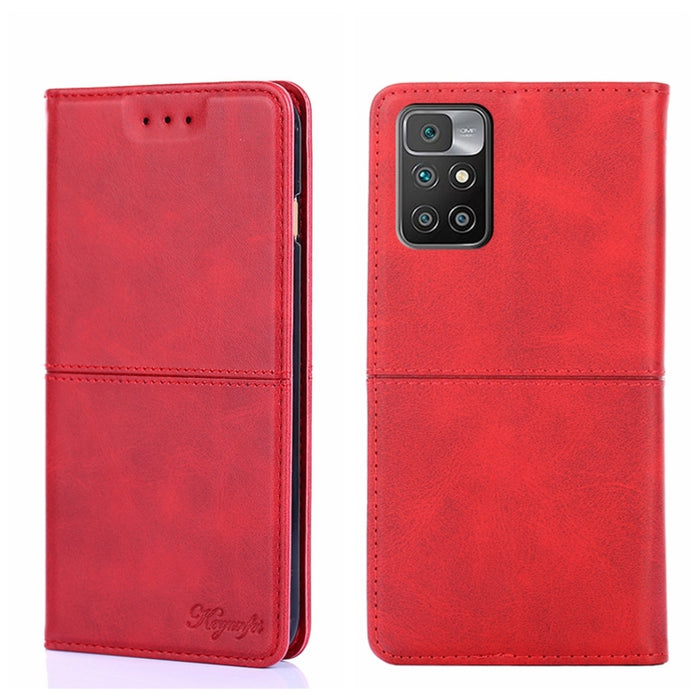 Estuche para teléfono de cuero con tapa horizontal magnética con textura de vaca, For Samsung Galaxy A13 4G, For Samsung Galaxy A13 5G, For Samsung Galaxy A03S 164.2mm, For Samsung Galaxy A03S US Edition165.85mm, For Samsung Galaxy A22 4G              ...