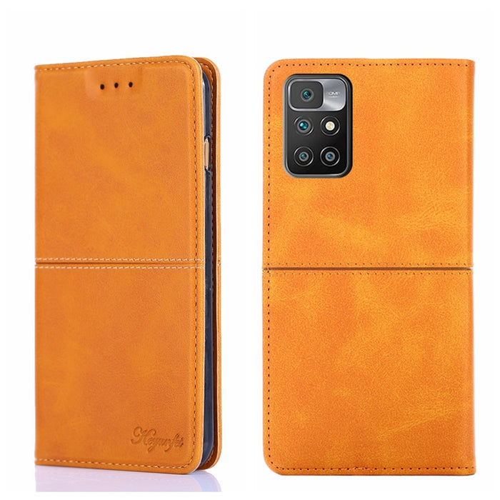 Estuche para teléfono de cuero con tapa horizontal magnética con textura de vaca, For Samsung Galaxy A13 4G, For Samsung Galaxy A13 5G, For Samsung Galaxy A03S 164.2mm, For Samsung Galaxy A03S US Edition165.85mm, For Samsung Galaxy A22 4G              ...