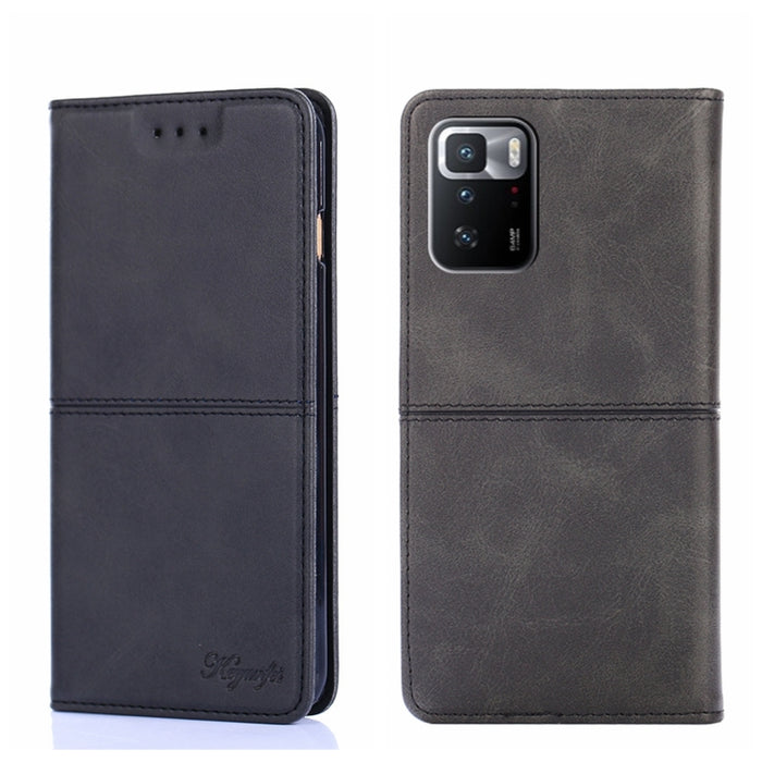 Estuche para teléfono de cuero con tapa horizontal magnética con textura de vaca, For Samsung Galaxy A13 4G, For Samsung Galaxy A13 5G, For Samsung Galaxy A03S 164.2mm, For Samsung Galaxy A03S US Edition165.85mm, For Samsung Galaxy A22 4G              ...
