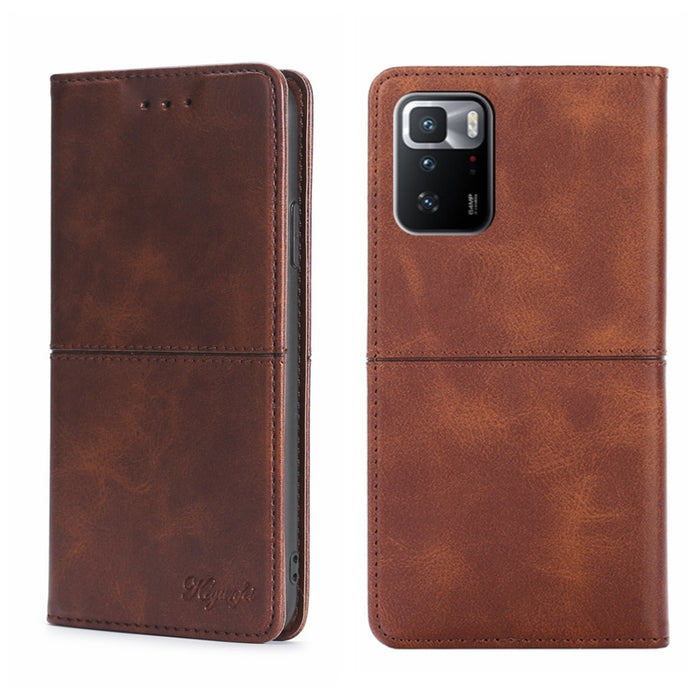 Estuche para teléfono de cuero con tapa horizontal magnética con textura de vaca, For Samsung Galaxy A13 4G, For Samsung Galaxy A13 5G, For Samsung Galaxy A03S 164.2mm, For Samsung Galaxy A03S US Edition165.85mm, For Samsung Galaxy A22 4G              ...