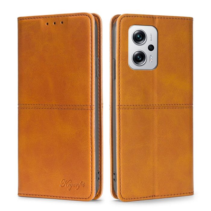 Estuche para teléfono de cuero con tapa horizontal magnética con textura de vaca, For Samsung Galaxy A13 4G, For Samsung Galaxy A13 5G, For Samsung Galaxy A03S 164.2mm, For Samsung Galaxy A03S US Edition165.85mm, For Samsung Galaxy A22 4G              ...
