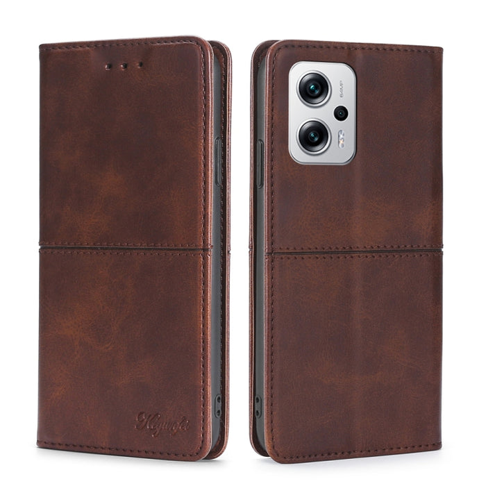 Estuche para teléfono de cuero con tapa horizontal magnética con textura de vaca, For Samsung Galaxy A13 4G, For Samsung Galaxy A13 5G, For Samsung Galaxy A03S 164.2mm, For Samsung Galaxy A03S US Edition165.85mm, For Samsung Galaxy A22 4G              ...