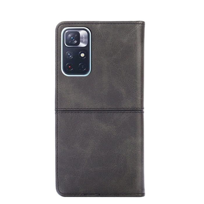Estuche para teléfono de cuero con tapa horizontal magnética con textura de vaca, For Xiaomi Redmi Note 11 5G/Poco M4 Pro 5G, For Xiaomi Redmi Note 11 Pro 5G/Redmi Note 11 Pro+ 5G, For Xiaomi Mix 4, For Xiaomi Poco M4 5G, For OnePlus 9RT 5G            ...