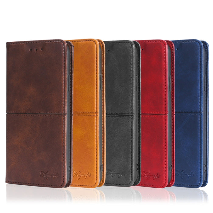 Estuche para teléfono de cuero con tapa horizontal magnética con textura de vaca, For Xiaomi Redmi Note 11 5G/Poco M4 Pro 5G, For Xiaomi Redmi Note 11 Pro 5G/Redmi Note 11 Pro+ 5G, For Xiaomi Mix 4, For Xiaomi Poco M4 5G, For OnePlus 9RT 5G            ...