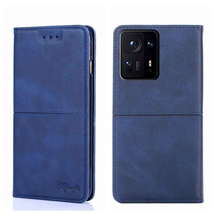 Estuche para teléfono de cuero con tapa horizontal magnética con textura de vaca, For Xiaomi Redmi Note 11 5G/Poco M4 Pro 5G, For Xiaomi Redmi Note 11 Pro 5G/Redmi Note 11 Pro+ 5G, For Xiaomi Mix 4, For Xiaomi Poco M4 5G, For OnePlus 9RT 5G            ...