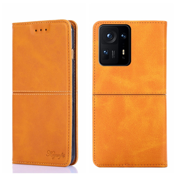 Estuche para teléfono de cuero con tapa horizontal magnética con textura de vaca, For Xiaomi Redmi Note 11 5G/Poco M4 Pro 5G, For Xiaomi Redmi Note 11 Pro 5G/Redmi Note 11 Pro+ 5G, For Xiaomi Mix 4, For Xiaomi Poco M4 5G, For OnePlus 9RT 5G            ...