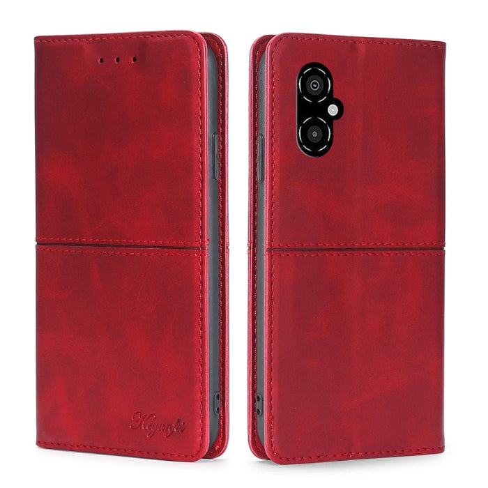 Estuche para teléfono de cuero con tapa horizontal magnética con textura de vaca, For Xiaomi Redmi Note 11 5G/Poco M4 Pro 5G, For Xiaomi Redmi Note 11 Pro 5G/Redmi Note 11 Pro+ 5G, For Xiaomi Mix 4, For Xiaomi Poco M4 5G, For OnePlus 9RT 5G            ...