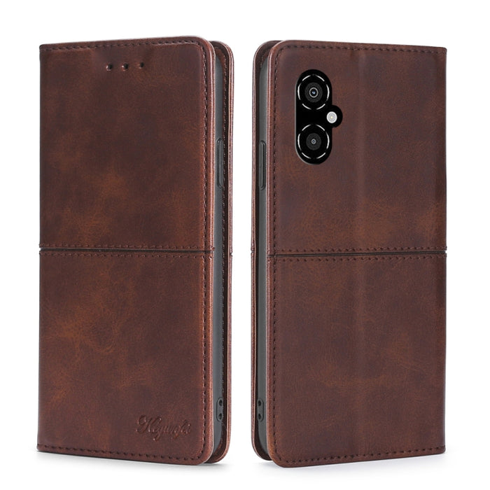 Estuche para teléfono de cuero con tapa horizontal magnética con textura de vaca, For Xiaomi Redmi Note 11 5G/Poco M4 Pro 5G, For Xiaomi Redmi Note 11 Pro 5G/Redmi Note 11 Pro+ 5G, For Xiaomi Mix 4, For Xiaomi Poco M4 5G, For OnePlus 9RT 5G            ...