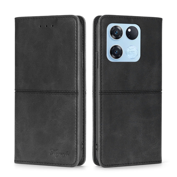 Estuche para teléfono de cuero con tapa horizontal magnética con textura de vaca, For Xiaomi Redmi Note 11 5G/Poco M4 Pro 5G, For Xiaomi Redmi Note 11 Pro 5G/Redmi Note 11 Pro+ 5G, For Xiaomi Mix 4, For Xiaomi Poco M4 5G, For OnePlus 9RT 5G            ...
