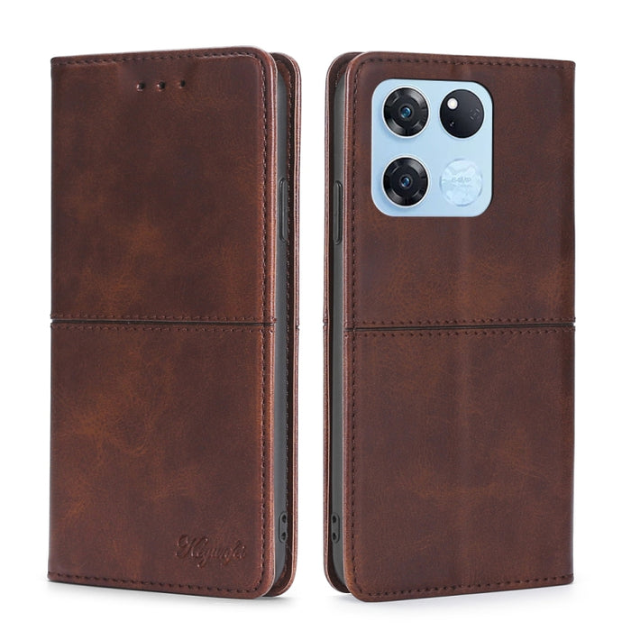 Estuche para teléfono de cuero con tapa horizontal magnética con textura de vaca, For Xiaomi Redmi Note 11 5G/Poco M4 Pro 5G, For Xiaomi Redmi Note 11 Pro 5G/Redmi Note 11 Pro+ 5G, For Xiaomi Mix 4, For Xiaomi Poco M4 5G, For OnePlus 9RT 5G            ...