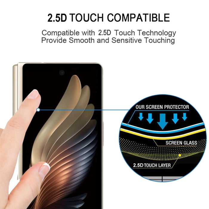 Película de vidrio templado de pantalla de pegamento completo, For Samsung W21 5G(1 PC), For Xiaomi Mi Mix Fold(1 PC), For Samsung W22 5G(1 PC), For Samsung Galaxy Z Fold2 5G(1 PC), For Huawei Mate X2(1 PC)