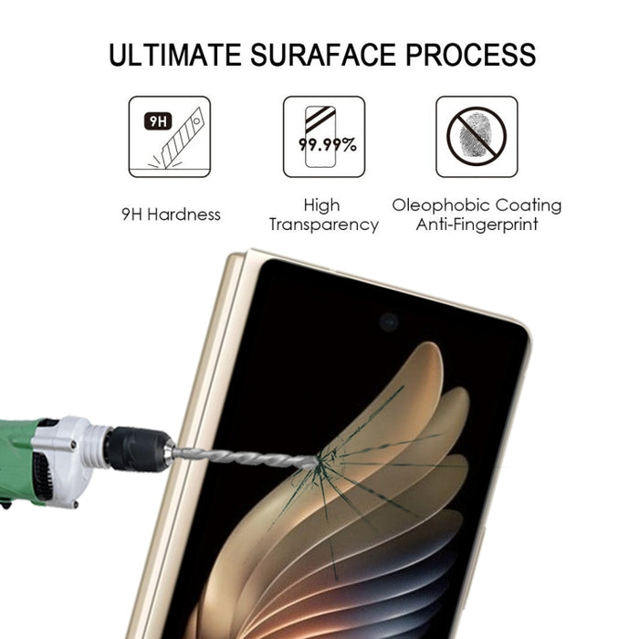 Película de vidrio templado de pantalla de pegamento completo, For Samsung W21 5G(1 PC), For Xiaomi Mi Mix Fold(1 PC), For Samsung W22 5G(1 PC), For Samsung Galaxy Z Fold2 5G(1 PC), For Huawei Mate X2(1 PC)