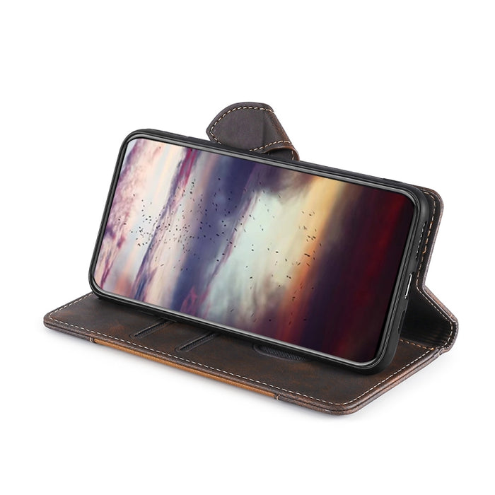 Estuche para teléfono de cuero con hebilla magnética y sensación de piel, For OPPO Reno8 Pro Plus 5G, For Xiaomi Redmi Note 11 Pro 5G / Pro Plus 5G, For Xiaomi 12 Lite, For Xiaomi Mi Mix 4, For Xiaomi Poco M4 5G