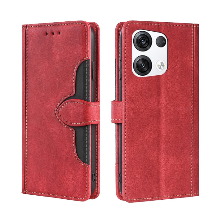 Estuche para teléfono de cuero con hebilla magnética y sensación de piel, For OPPO Reno8 Pro Plus 5G, For Xiaomi Redmi Note 11 Pro 5G / Pro Plus 5G, For Xiaomi 12 Lite, For Xiaomi Mi Mix 4, For Xiaomi Poco M4 5G