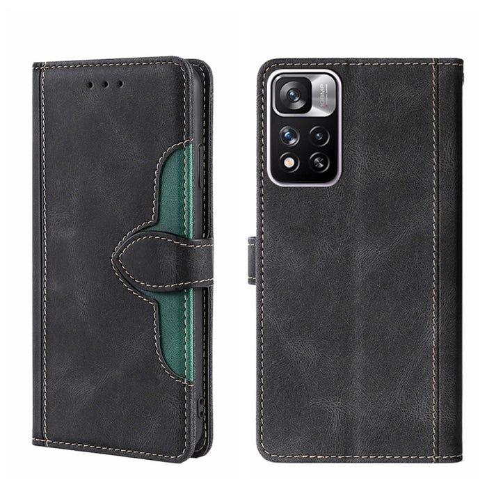 Estuche para teléfono de cuero con hebilla magnética y sensación de piel, For OPPO Reno8 Pro Plus 5G, For Xiaomi Redmi Note 11 Pro 5G / Pro Plus 5G, For Xiaomi 12 Lite, For Xiaomi Mi Mix 4, For Xiaomi Poco M4 5G