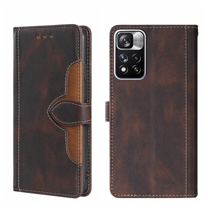 Estuche para teléfono de cuero con hebilla magnética y sensación de piel, For OPPO Reno8 Pro Plus 5G, For Xiaomi Redmi Note 11 Pro 5G / Pro Plus 5G, For Xiaomi 12 Lite, For Xiaomi Mi Mix 4, For Xiaomi Poco M4 5G