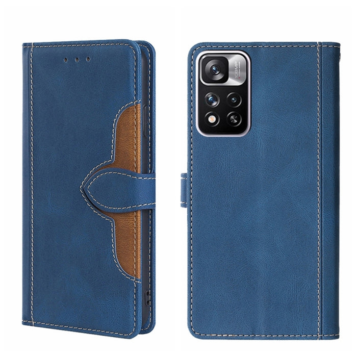 Estuche para teléfono de cuero con hebilla magnética y sensación de piel, For OPPO Reno8 Pro Plus 5G, For Xiaomi Redmi Note 11 Pro 5G / Pro Plus 5G, For Xiaomi 12 Lite, For Xiaomi Mi Mix 4, For Xiaomi Poco M4 5G