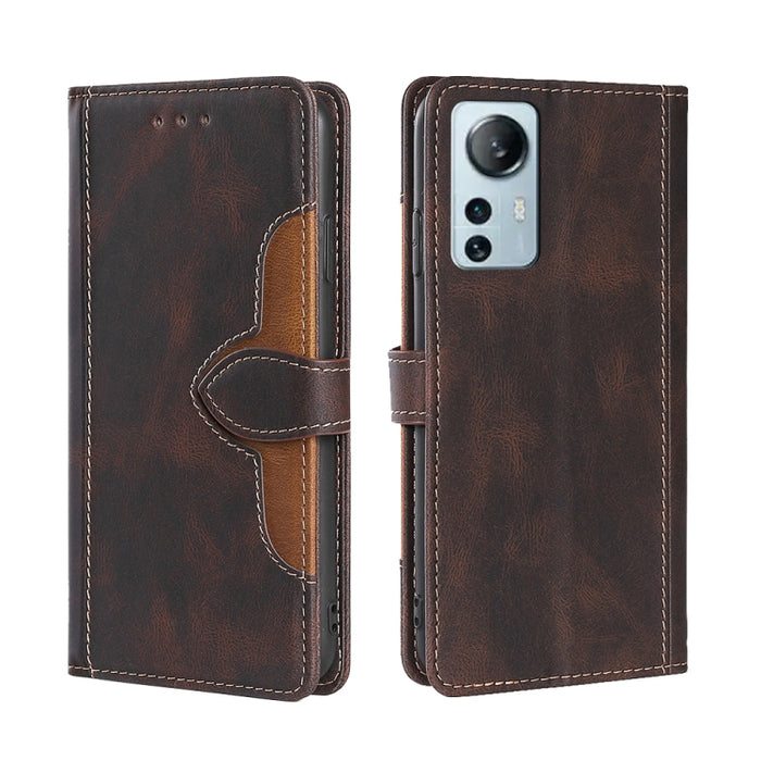 Estuche para teléfono de cuero con hebilla magnética y sensación de piel, For OPPO Reno8 Pro Plus 5G, For Xiaomi Redmi Note 11 Pro 5G / Pro Plus 5G, For Xiaomi 12 Lite, For Xiaomi Mi Mix 4, For Xiaomi Poco M4 5G