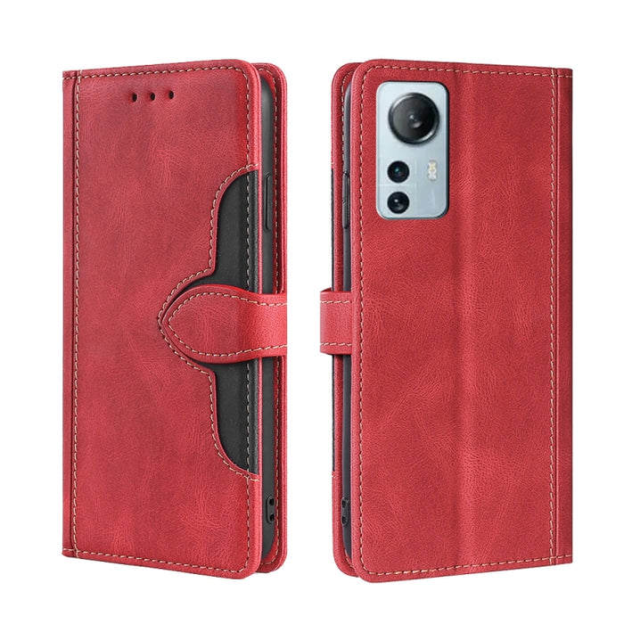 Estuche para teléfono de cuero con hebilla magnética y sensación de piel, For OPPO Reno8 Pro Plus 5G, For Xiaomi Redmi Note 11 Pro 5G / Pro Plus 5G, For Xiaomi 12 Lite, For Xiaomi Mi Mix 4, For Xiaomi Poco M4 5G