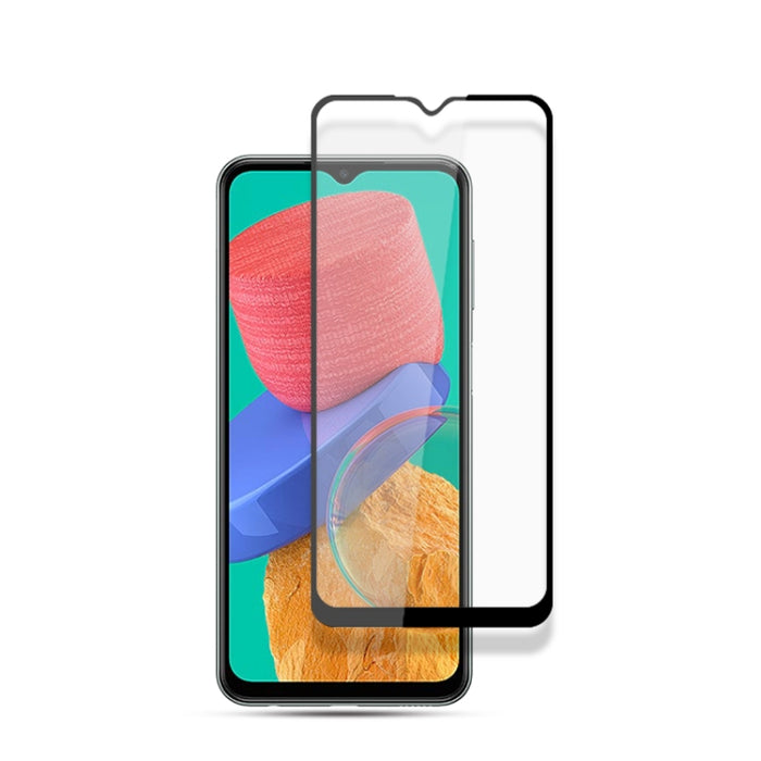 Película de vidrio templado con impresión de seda y pegamento completo mocolo 9H, For Xiaomi Redmi Note 11E Pro, For Xiaomi Redmi 10A, For Xiaomi Redmi 10C, For Xiaomi Redmi K50, For Samsung Galaxy M33, For Samsung Galaxy M53