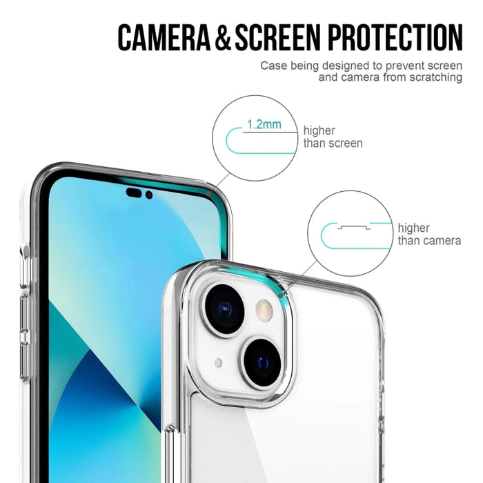 Caja de teléfono de acrílico transparente TPU