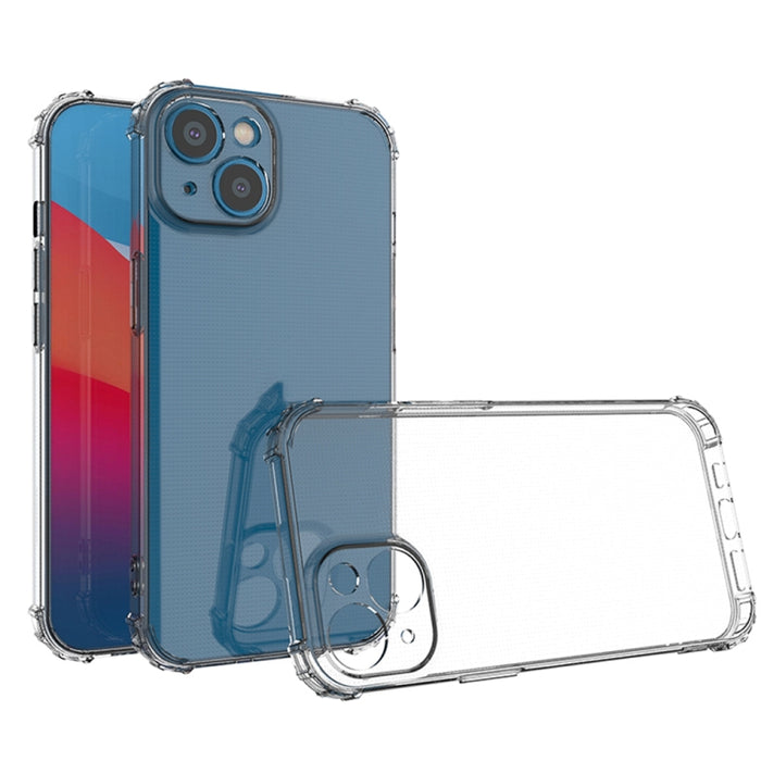 Caja de teléfono de TPU transparente a prueba de golpes